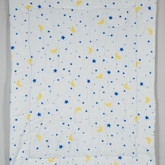 Disney Winnie The Pooh Piglet Baby Crib Blanket 32x42 Night Stars Vintage 90s - Picture 6 of 9